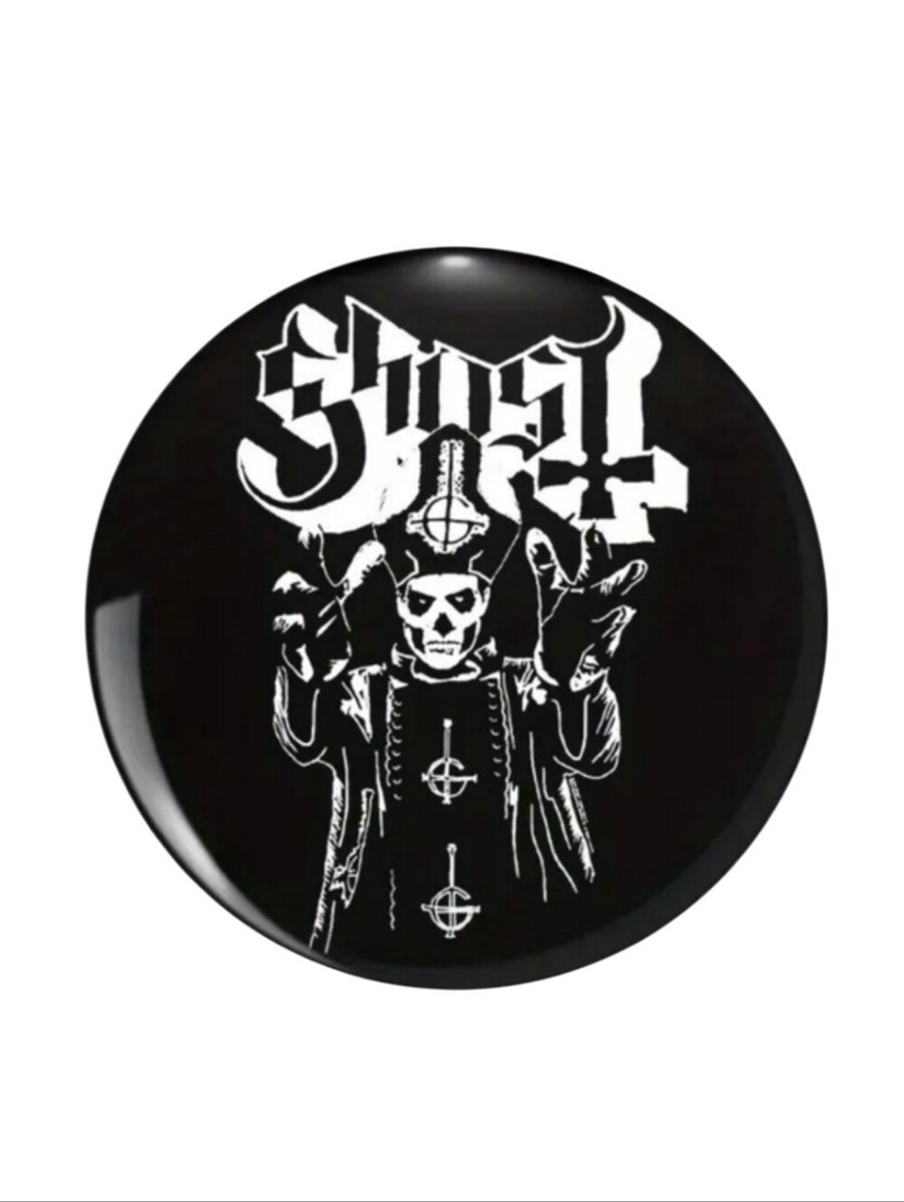 Ghost Papa Emerutus II Grucifux Pin